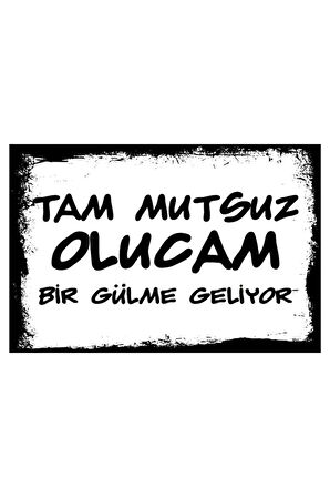 Slogan Ahşap Mdf Poster, Modern Duvar Dekoru, Sanatsal Poster, Ev Ofis, Cafe Duvar Süs