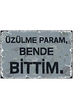 Slogan Ahşap Mdf Poster, Modern Duvar Dekoru, Sanatsal Poster, Ev Ofis, Cafe Duvar Süs