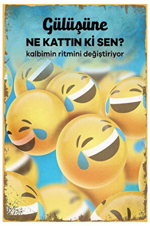 Komik Yazı Ahşap Mdf Poster, Modern Duvar Dekoru, Sanatsal Poster, Ev Ofis, Cafe Duvar Süs