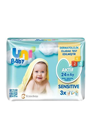 Uni Baby Aktif Sensitive Islak Havlu 12x52li 624 Yaprak