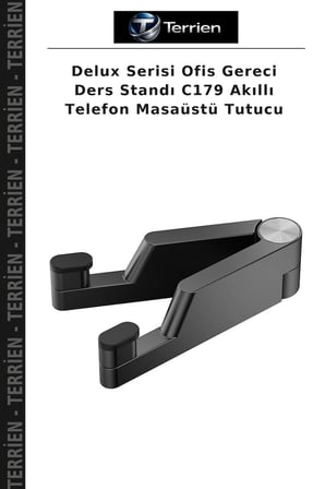 Delux Serisi Ofis Gereci Ders Standı C179 Akıllı Telefon Masaüstü Tutucu