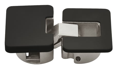 Häfele Üst kapak, Kapak menteşesi için, zamak - Siyah (4'lü Set)