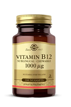 Vitamin B12 1000 Mcg 100 Dil Altı Tablet