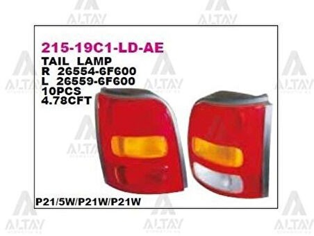 Depo 21519C1LLDAE Stop Lambası Sol Nissan Micra K11 98-98 265596F600