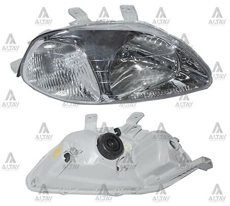 Depo 2171119RLDEM Ön Far Sağ Elektrikli Valeo Tipi Honda Civic Sedan-Hb 96-97 33101S04G02