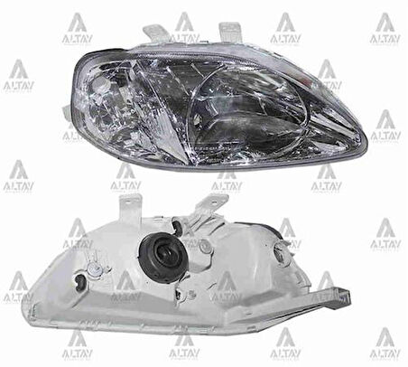 Depo 2171127RLDE Ön Far Sağ Honda Civic Sedan-Hb 99-01 33101S04B03