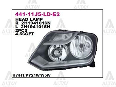 Depo 44111J2RMLEHM2 Ön Far Sağ Motoru Uzerınde Xenonlu Volkswagen Golf VII 12 5G1941040