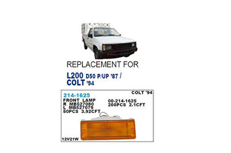 DEPO Tampon Sinyali Sol L200 (K14) Dizel 87-98