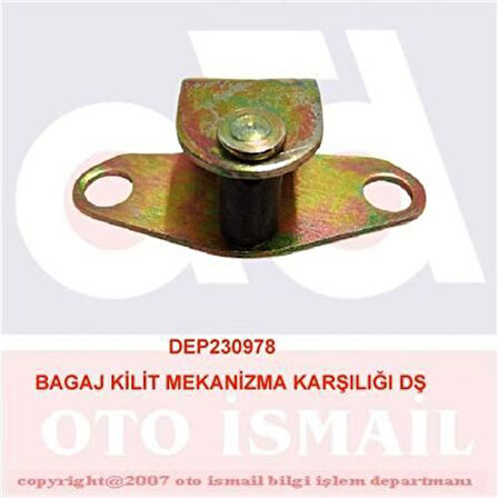 Depar 0978 Bagaj Kilit Mekanizma Karşılığı Ds 