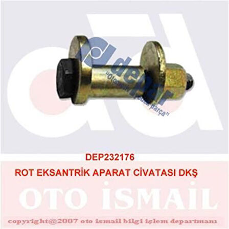 Depar 2176 Rot Eksantrik Aparat Cıvatası DKS 