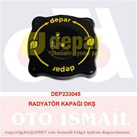 Depar 3045 Radyatör Kapağı Murat 131 DKS Universal 4256228