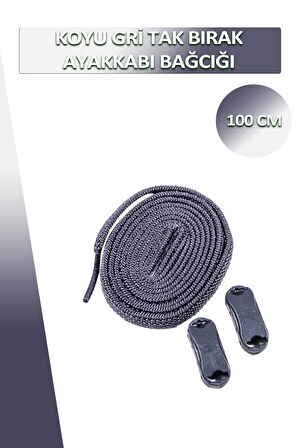 Dopar Elastik Esnek Akıllı Kilit Tak Bırak Ayakkabı Bağcığı 100 CM