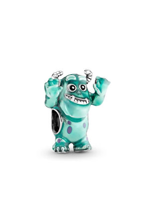 Pixar Sulley Charm 925 Ayar Gümüş