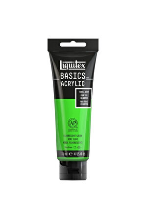 Basics Akrilik 118ml - Fluorescent Green N.985
