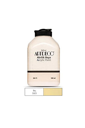 Akrilik Boya 500 Ml Bej 3003 / Artdeco