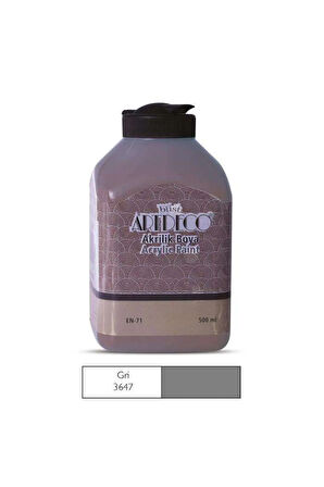 Akrilik Boya 500ml Gri 3647