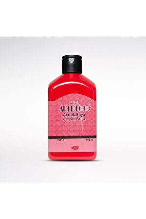 500ml 3015 Ateş Kırmızı Akrilik Boya
