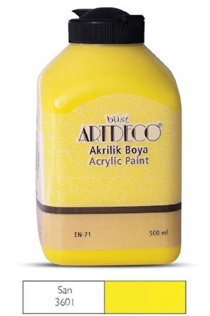 Akrilik Boya 500ml Sarı / 3601