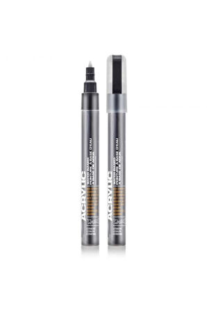 Akrilik Markör Extra İnce Uç 0,7mm Shock Black S9000