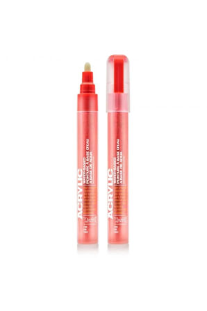 Akrilik Markör Ince Uç 2mm Shock Orange Dark