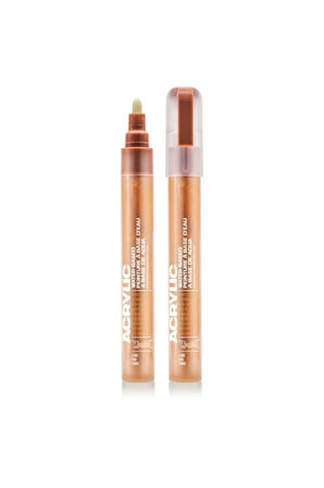 Akrilik Markör Ince Uç 2mm Shock Brown Light