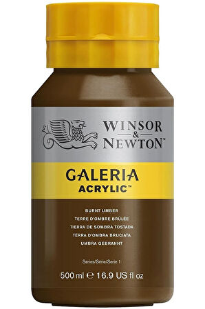 Galeria Akrilik Boya 500ml. Burnt Umber 076