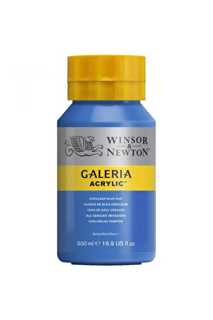 Winsor & Newton Galeria Akrilik Boya 500ml - Cerulean Blue Hue 138