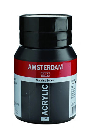 Amsterdam Akrilik Boya 500ml 735 Oxyde Black