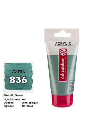 Art Creation Akrilik Boya 75ml 836 Metallic Green