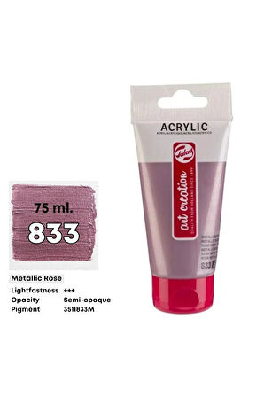 Art Creation Akrilik Boya 75ml 833 Metallic Rose