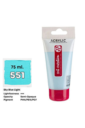 Art Creation Akrilik Boya 75ml 551 Sky Blue Light