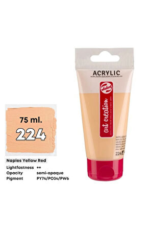 Art Creation Akrilik Boya 75ml 224 Naples Yellow Red