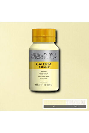 Winsor & Newton Galeria Akrilik Boya 500ml - Pale Lemon 434