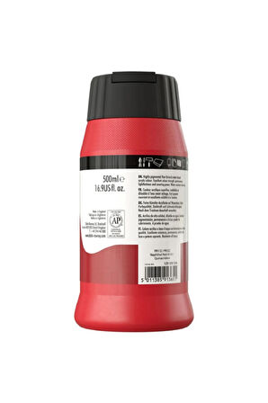 Daler Rowney System 3 Akrilik Boya 500ml 504 Cadmium Red Deep Hue