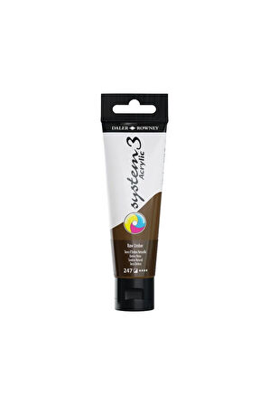 Daler Rowney System 3 Akrilik Boya 150ml 247 Raw Umber