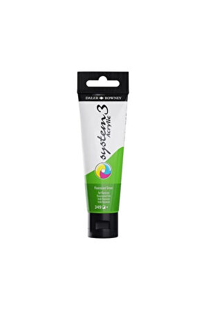 System 3 Akrilik Boya 150ml 349 Fluoro Green