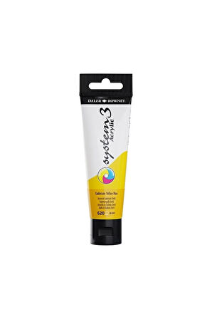 Daler Rowney System 3 Akrilik Boya 150ml 620 Cadmium Yellow Hue
