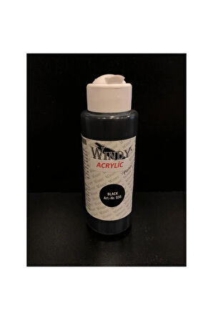 AKRİLİK BOYA - SİYAH 120 ML