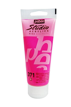 Studio Akrilik Boya - Fluorescent Blue - 100ml