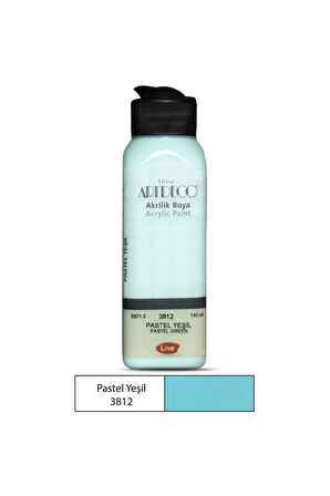 Akrilik Boya Pastel 140 ML Pastel Yeşil 3812