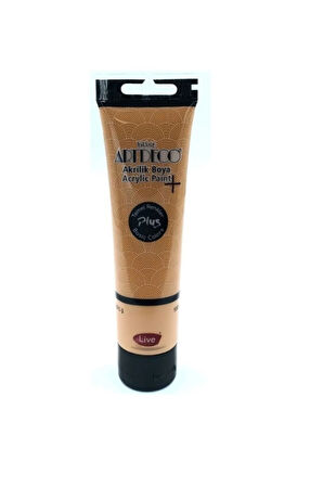 Plus Akrilik Boya 100ml Tüp 484 Okre Kahve