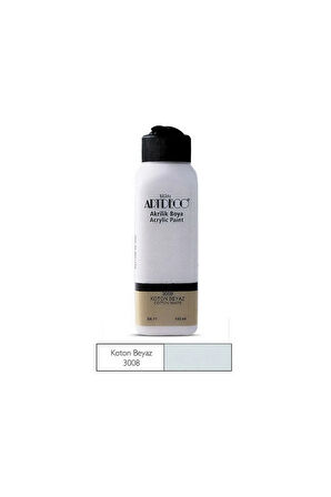 Kotton Beyaz Yeni Formül Akrilik Boya 140 Ml