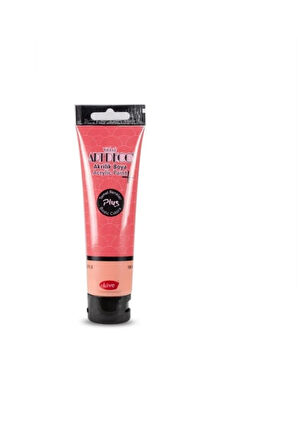 Plus Akrilik Boya 100ml Tüp 420 Koyu Kırmızı