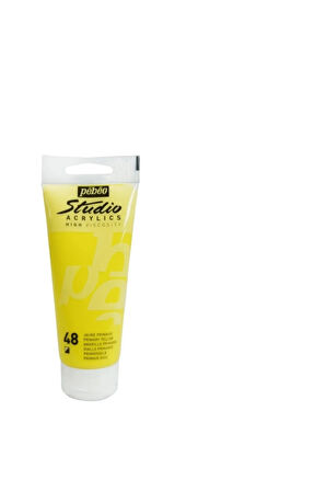 Studio Akrilik Boya - Primary Yellow - 100ml - N:48