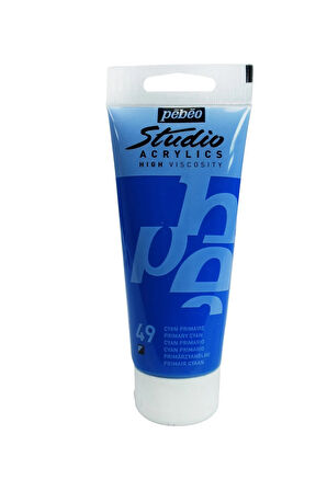 Primary Cyan Studio Akrilik Boya - 100ml - N:49