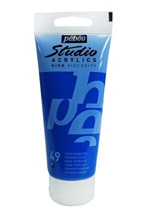 Primary Cyan Studio Akrilik Boya - 100ml - N:49