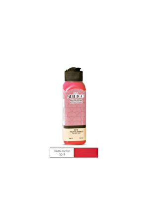 Kadife Kırmızı Yeni Formül Akrilik Boya 140 ml