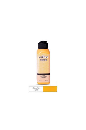 Gu?neş Sarı Yeni Formül Akrilik Boya 140 Ml