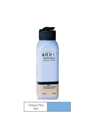 Ortanca Mavi Yeni Formül Akrilik Boya 140 Ml