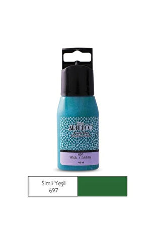 Boyutlu Boya 697 Yeşil Simli 60ml